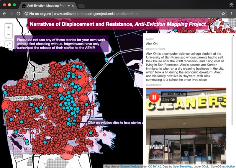 Feature image of project Anti Eviction Mapping Project