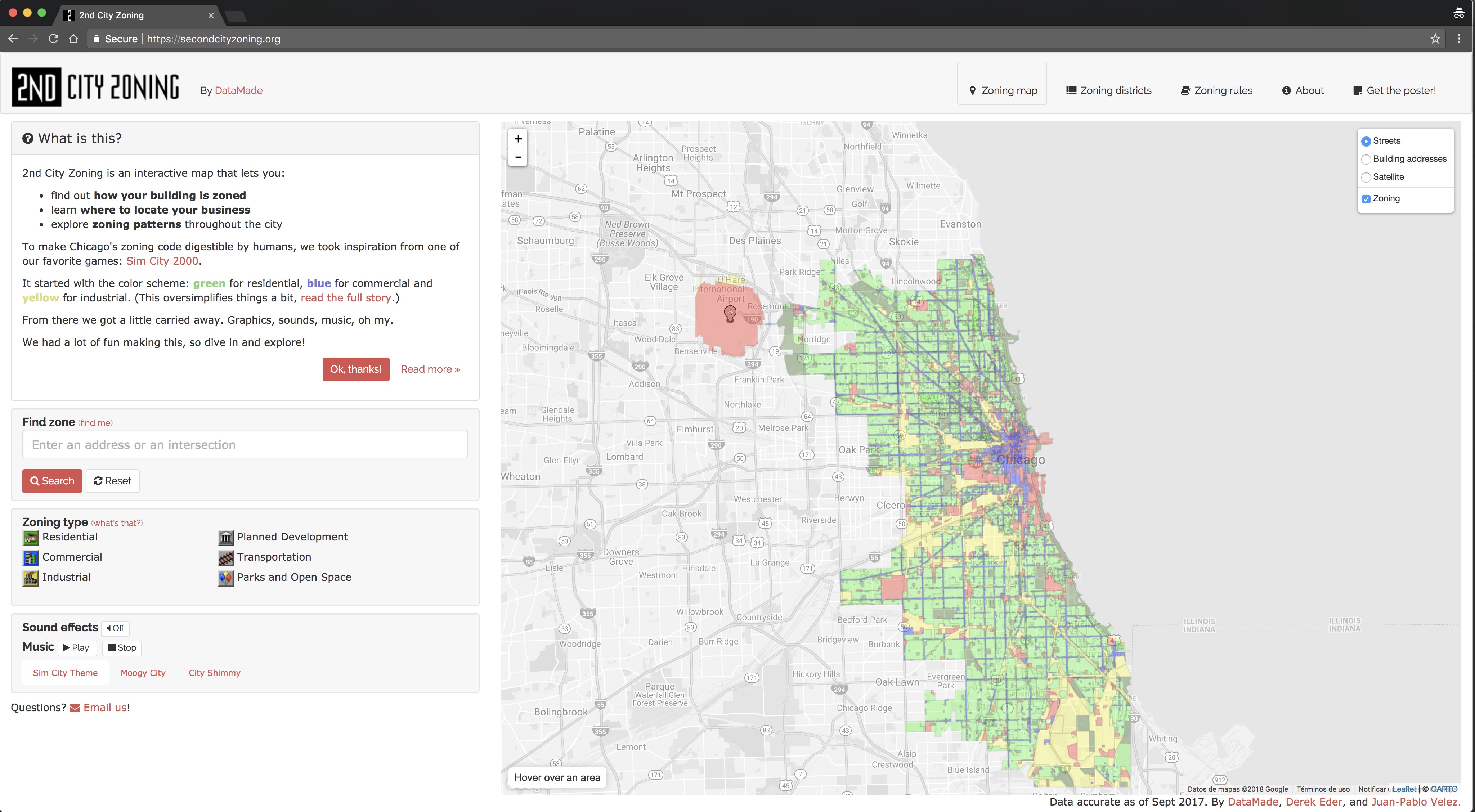 Thumbnail of project Second City Zoning